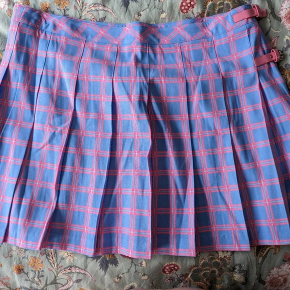 Black milk houndstooth skater cheap skirt